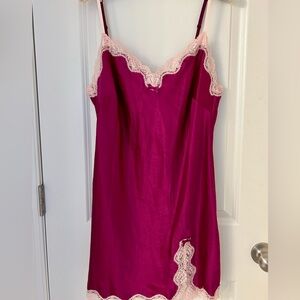 Victoria Secret Negligee. Wine. Large. NWT.